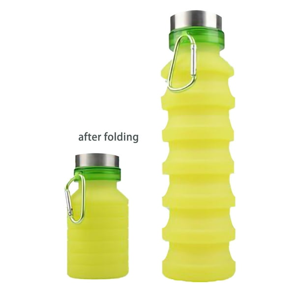 LITOON Foldable Sports Bottle for Outdoor,Hiking Water Bottle Collapsible Silicone Travel Water Bottle BPA FREE 20oz Bicycle LITOON Foldable Sports Bottle for Outdoor,Hiking Water Bottle Collapsible Silicone Travel Water Bottle BPA FREE 20oz Bicycle